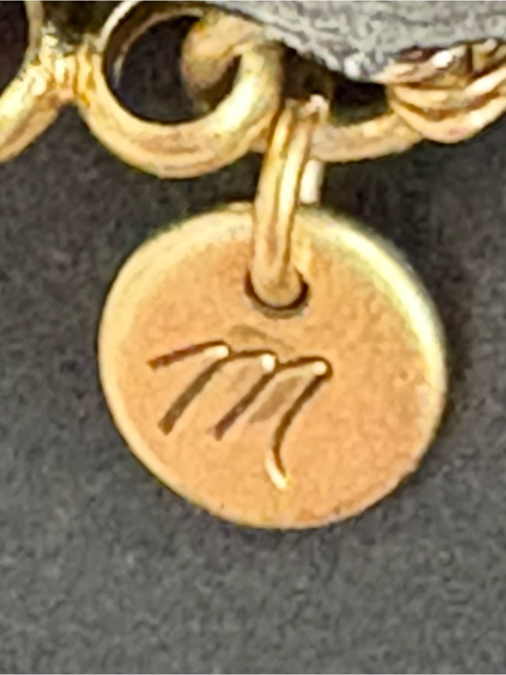 Madewell Multi Layered Gold Tone Geometric Pendant  36” Necklace Adjustable - Picture 4 of 7